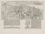 1550 Gierusalemme citta santa Metropoli gia del regno Giudaico & hoggi colonia del Turco.