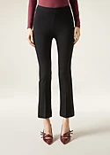 Gecropte flared legging