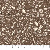 Camping Therapy - 10630-35 - Camping Sketches Brown