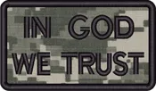 3″ x 1.75″ In God We Trust – ACU Digital with Velcro® backing