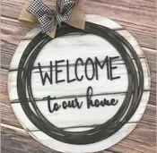 Welcome to Our Home Circle Hanger Take Home Kit