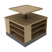 2-Sided Pedestal Display