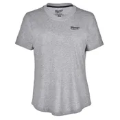 Milwaukee Freeflex XL Short Sleeve Women's Round Neck Gray Tee Shirt