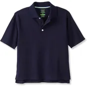 French Toast Adaptive Short Sleeve Seated Interlock Polo(Navy)
