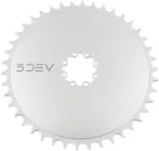 5DEV Aero Direct Mount Chainring - 42t, 8-Bolt, 7mm Offset, Aluminum, Raw