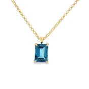 10.18ct Blue Topaz Necklace