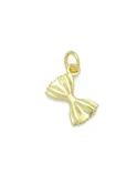 18K GP BOW TIE PASTA CHARM