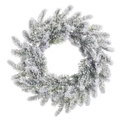22" Iced Pine Wreath