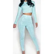 Baby Blue Set - Clothing Two Piece Set | Prima Dons & Donnas