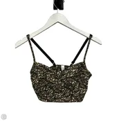 Athletic Bra By Lululemon In Brown & Cream, Size: 6