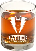 Father of the Groom Whiskey Glasses