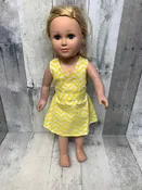 1pc Chevron Dress w/belt