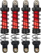 80MM 1/10 Rock Crawler Metal Shocks Absorber Adjustable Dampers (4)