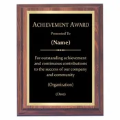 Achievement Premier Award Plaque