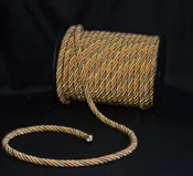 3/8" Sage, Gold & Blush Decorative Cording - 5 Yards or 25 Yards