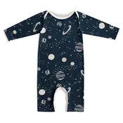 For the Love of Winter Water Factory - Long-Sleeve Romper - Planets Night Sky
