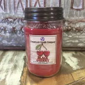 Black Cherry- Mason Jar Candle — Liberty Vintage Marketplace