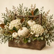 Neutral Fall Toolbox Arrangement Sign - TTE-446