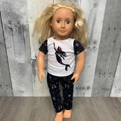 2pc 18" Gem of The Sea Mermaid Pajamas
