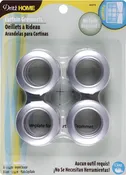 1" Curtain Grommets Brushed Silver