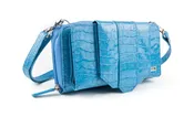Cell Phone Crossbody Accordion Wallet Purse RFID (Croco)