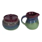 Handmade Ceramic Cream & Sugar Set