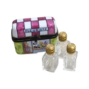3 Perfume Fleurist Porcelain Limoges Porcelain Art Object Gift