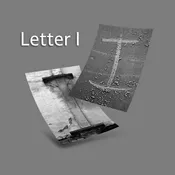 Black and White Letter I