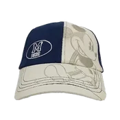 Disney Adult Mickey Mouse Navy and Stone 1928 Embroidered 2 Tone Cap