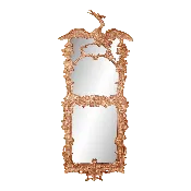 18th C Style Burton-Ching George II Regency Giltwood Ho Ho Bird Mirror — Thrive Decor