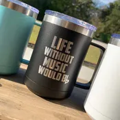 15 oz. Metal Insulated Coffee Tumbler w/ Lid