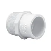 1-1/2" x 1-1/4" PVC Male Reducing Adapter (MIPT x Slip)