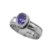1 Stone Amethyst Ring GZ NW 7206
