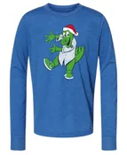 Charlotte Knights 108 Stitches Youth Santa Homer Long Sleeve T-Shirt