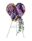 22"  SOLID HEART STANDING SPRAY