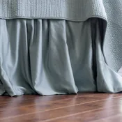 Alessandra Gathered 3 Panel Bed Skirt Blue 3/22X86