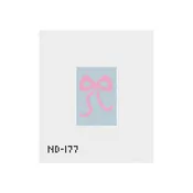 Blue and Pink Bow Insert