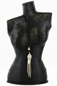Crystal & Chain Pendant