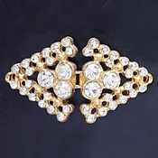 Crystal Rhinestone Button