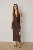 Ashton Halter Midi Dress