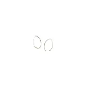 extra thin rough cut post earrings