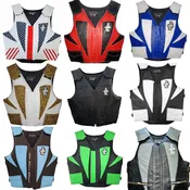 Custom Leather Bull Riding Vest v3.0 - Leather Child Youth Sizes: Small to XL