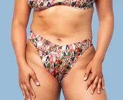 Ally Bikini Bottom with Crossover Waistband