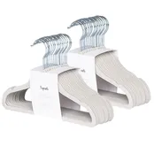 3 Sprouts Gray Velvet Non-Slip Hangers (30 Per Set)