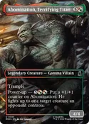Abomination, Terrifying Titan (Borderless) [Marvel Super Heroes]
