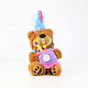Musical Birthday Plush Bear
