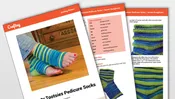 Toasty Tootsies (Machine Knitting) pedicure socks
