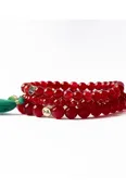 Addison Set Of 3 Stretch Bracelets Glass And Crystal With Bag