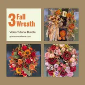 Fall Wreath Tutorial Bundle