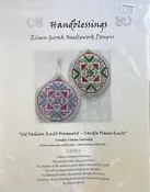 Old Fashion Quilt Ornament- Candle Flame Quilt by Handblessings